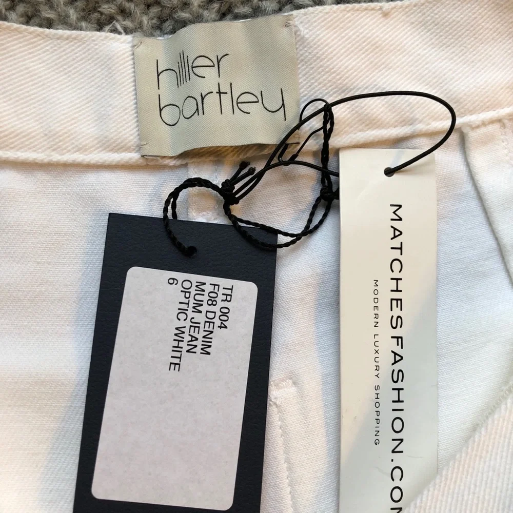 NWT $525 Hillier Bartley High Rise Jeans, US2/UK6 - Picture 9 of 13
